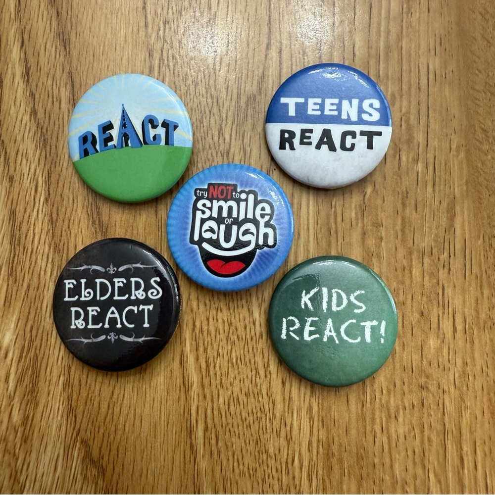REACT Series Button Set - Multicolor